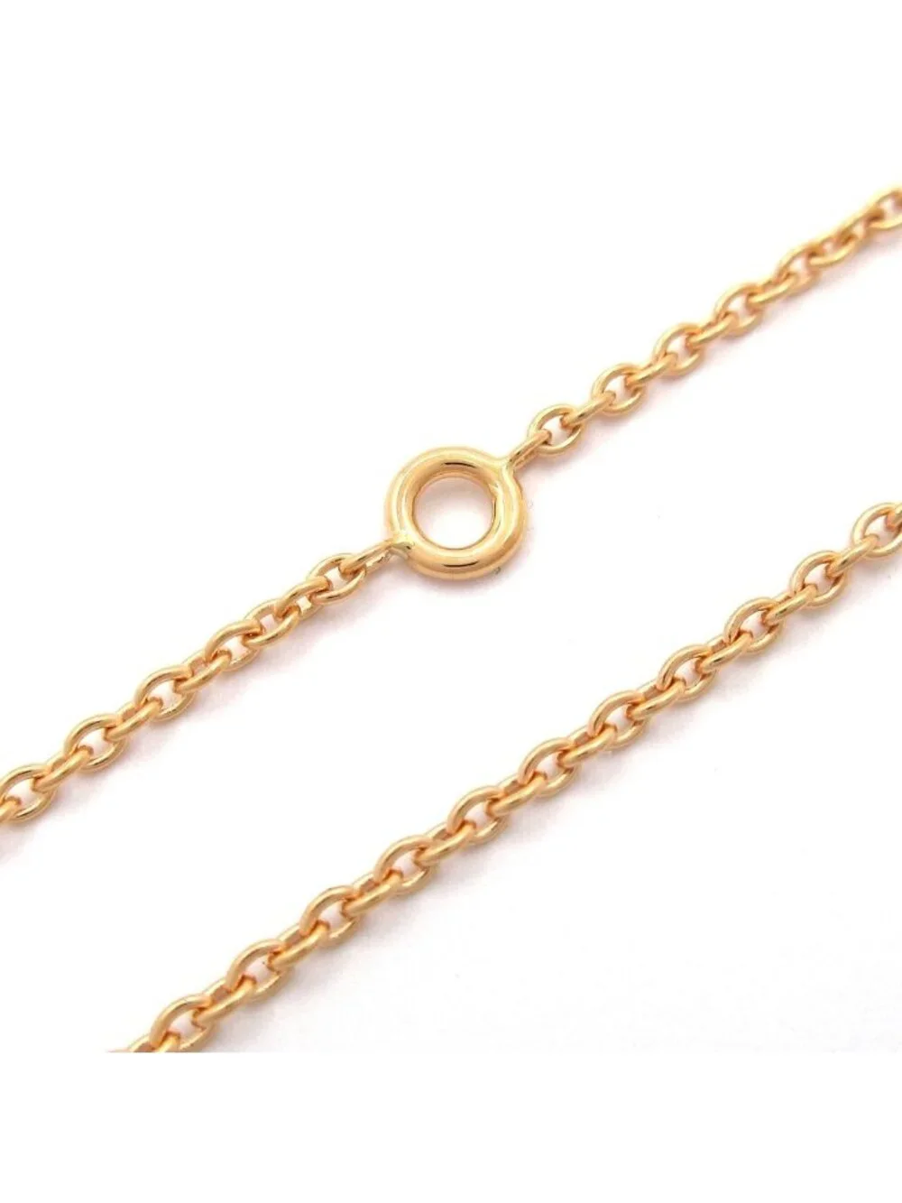 Hermes Necklace Farandole PM Chaine D'ancre 18k Pink Gold